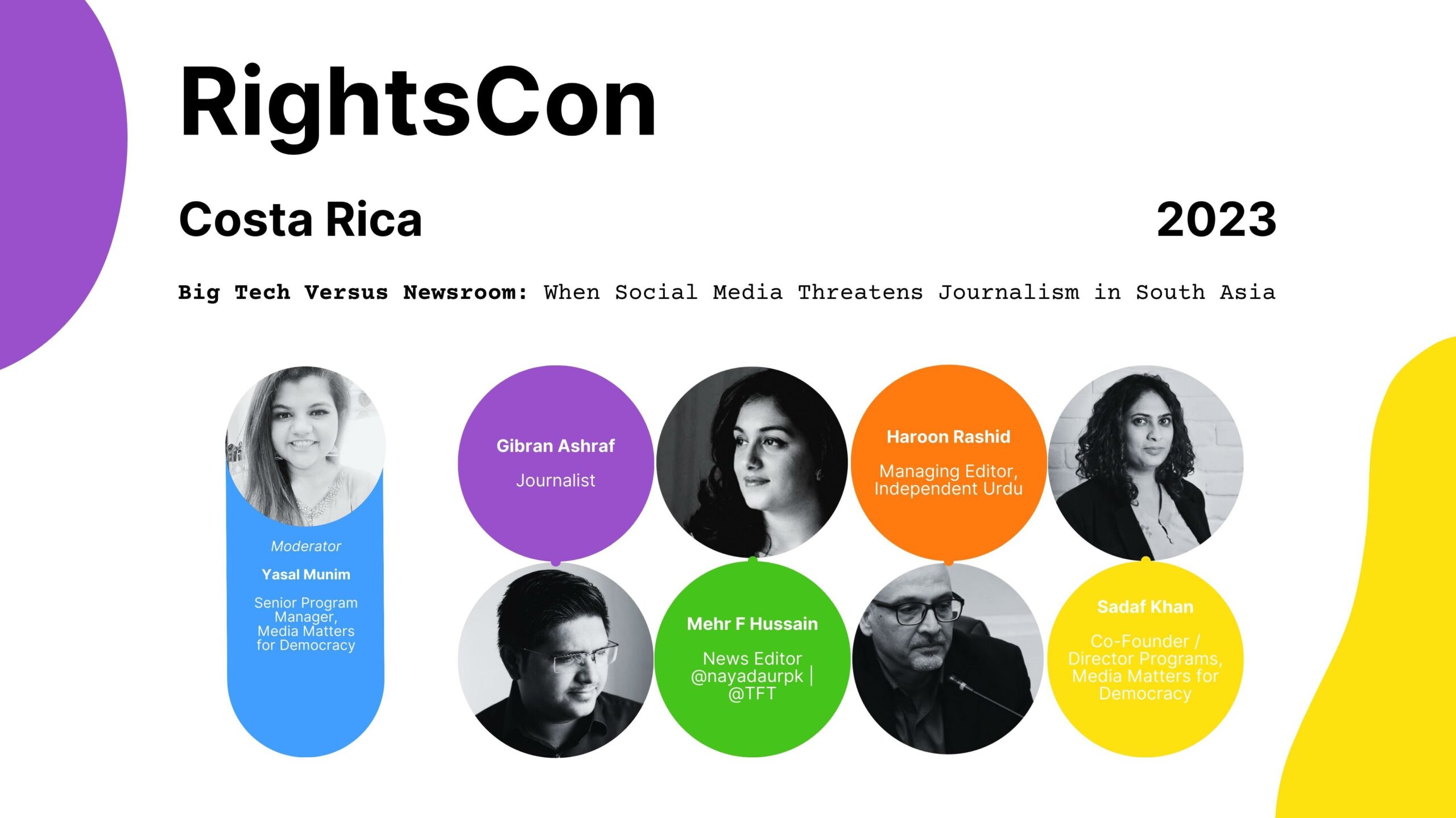 MMfD deconstructs Big Tech’s role in hindering progress of digital newsrooms at RightsCon 2023